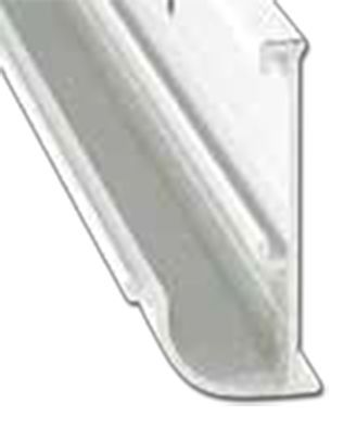AP Products 021-56201-16-1 - 1 insert de rail de gouttière, 1-1/2″ x 7/8″ x 16′, blanc polaire