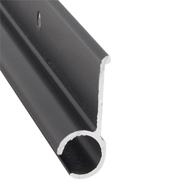 AP Products Rail d'auvent standard en aluminium noir de 16 pi de longueur (5)