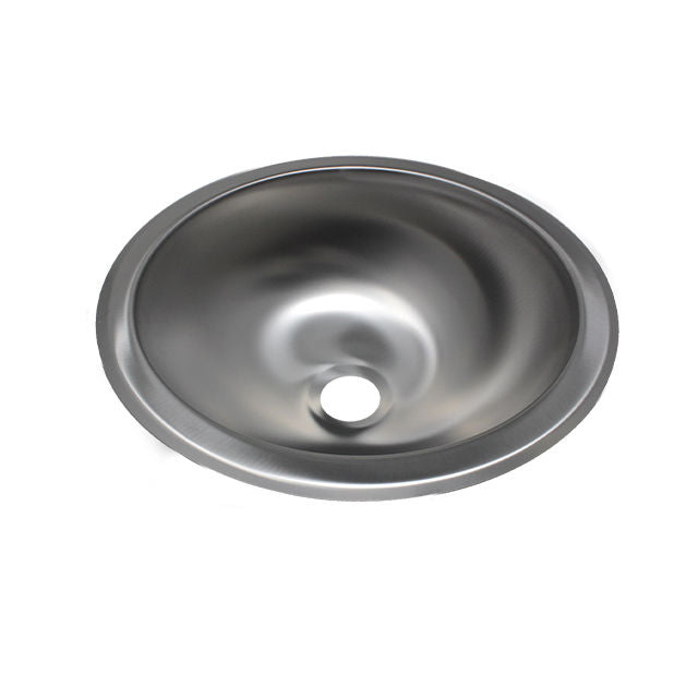 Sunrise Pipe 13TF0105 - 10" Round Stainless Steel Sink