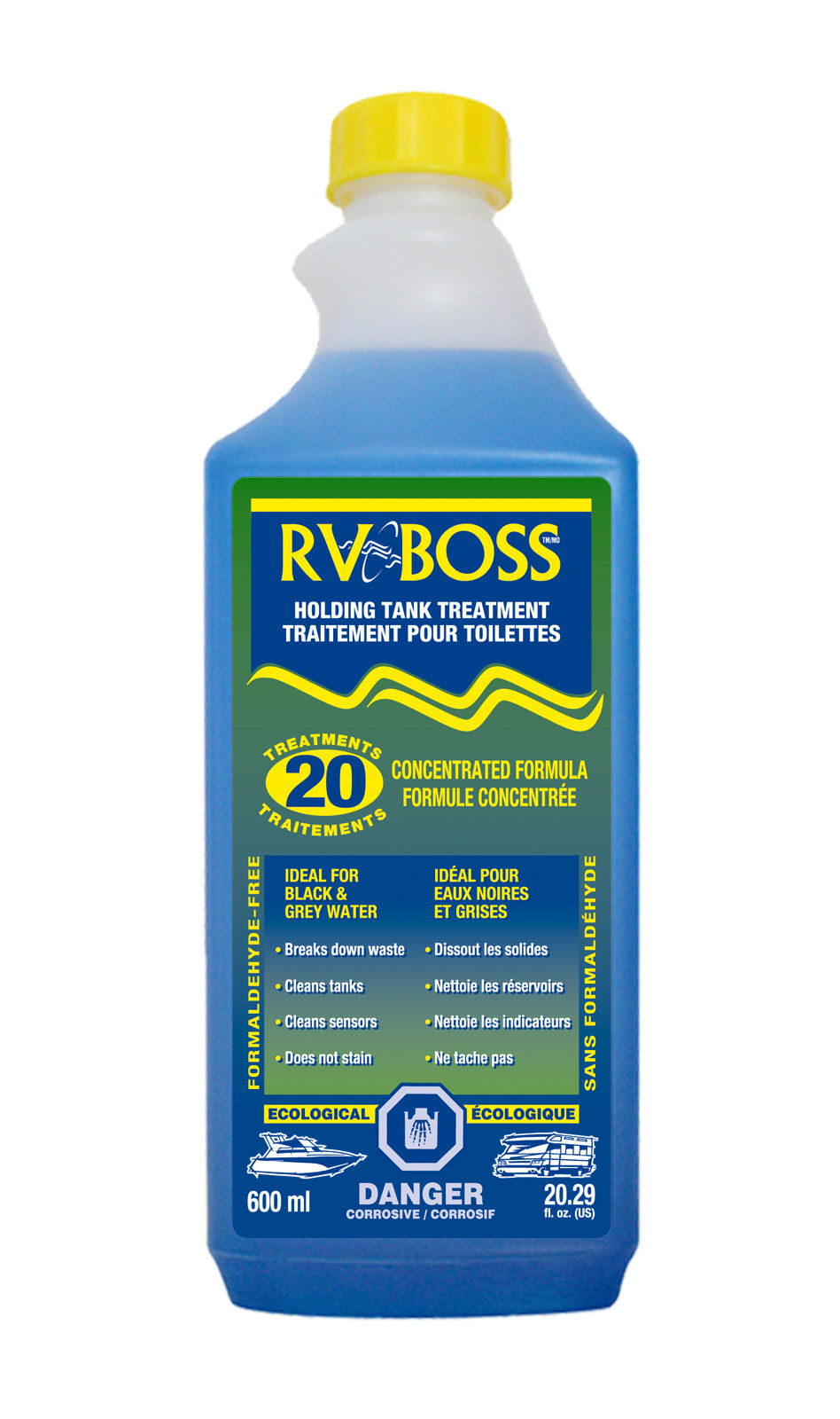 RV Boss 1775 - Box of 12, RV Boss Concentrated Formula (600 ml)
