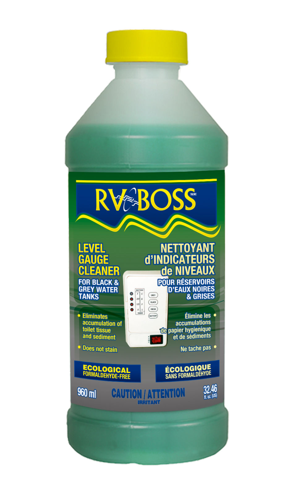 RV Boss 17792 - Box of 12, Level Gauge Cleaner (960 ml)