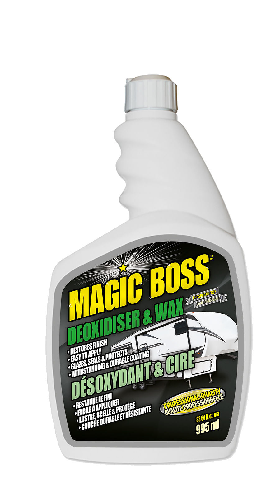 Magic Boss 2601 - Box of 12, Deoxidiser & Wax (995 ml)