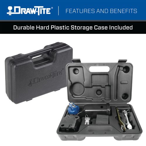 Draw Tite® • 76918 • Hidden Hitch® • Attelage de remorque Classe III • Classe III 2" (350 Lbs lbs GTW/3500 Lbs lbs TW) • Audi Q3 19-22 / Volkswagen Tiguan 18-22