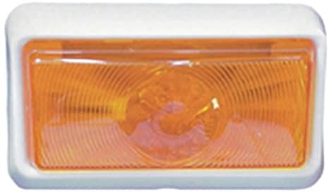 Fasteners Unlimited 89-100A - Lentille de rechange ambre pour éclairage de porche classique