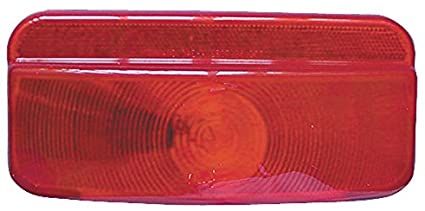 Fasteners Unlimited 89-187 - Lentille de remplacement rouge pour feu arrière compact