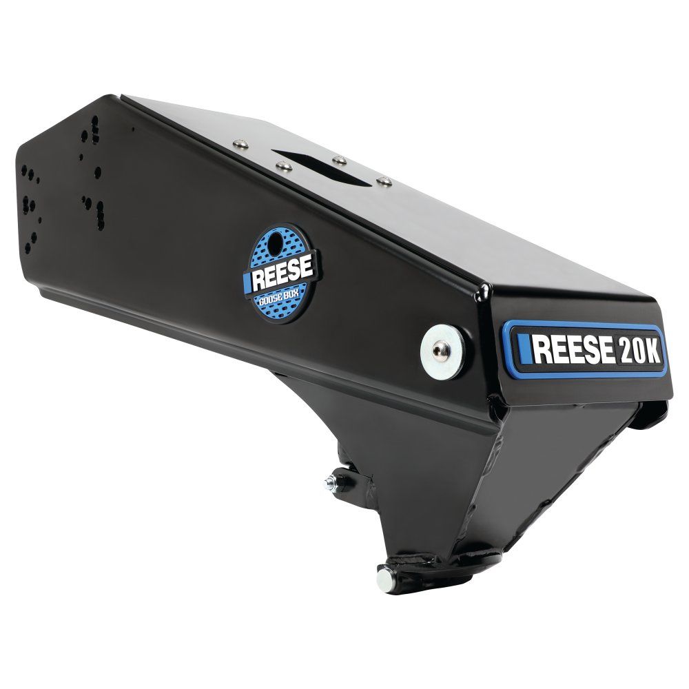 Reese 94920 - Goose Box 5th-Wheel-To-Gooseneck Air Ride Coupler Adapter 20,000 lbs. Capacity, Fits Lippert (1621, 1716, 0719, Rhino), Fabex PB 600 Series