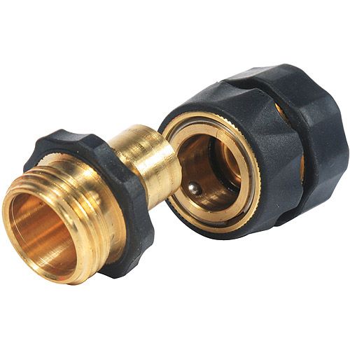 Camco 20135 -  Quick Hose Connect - Brass