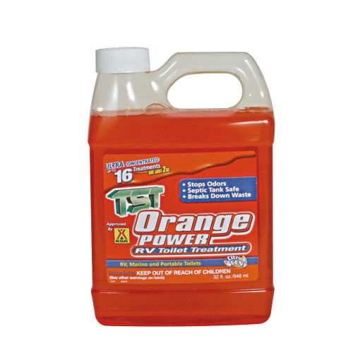 Camco 41190 TST Traitement pour toilettes orange Power - 32 oz bilingue