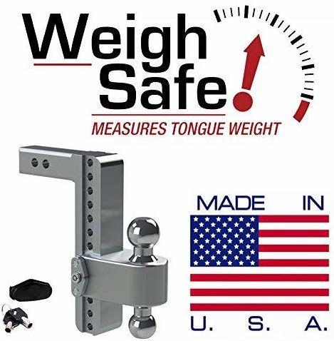 Weigh Safe CTB10-2 - Boule de retournement 10" Attelage avec tige de 2"