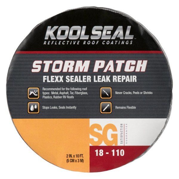 Kool Seal KS0018110-99 - Storm Patch™ 10' x 2" Flexx Sealer Ruban de réparation instantanée des fuites (1 rouleau)
