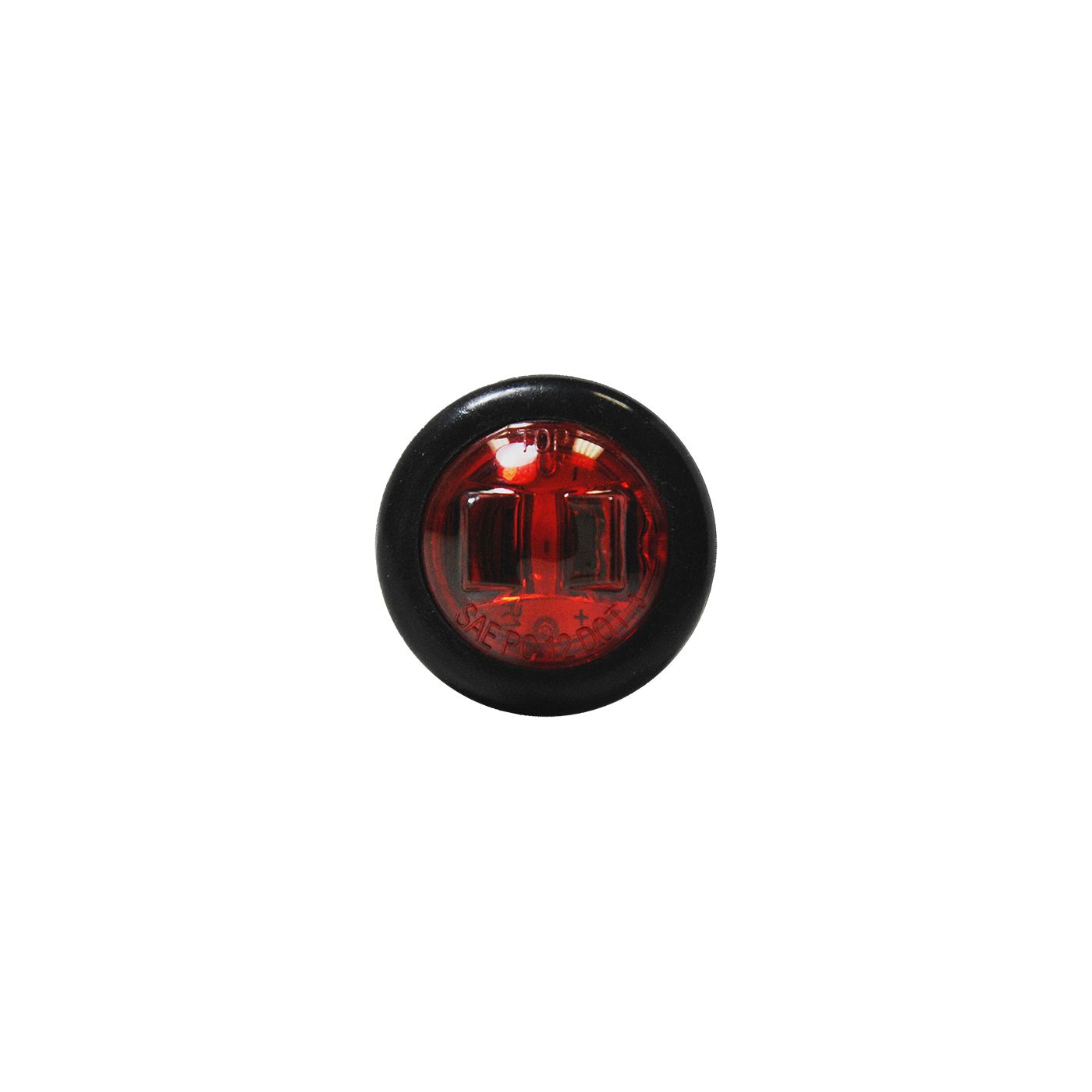 Uni-Bond LED0700R - Feu de marquage latéral rond 0,75" LED rouge