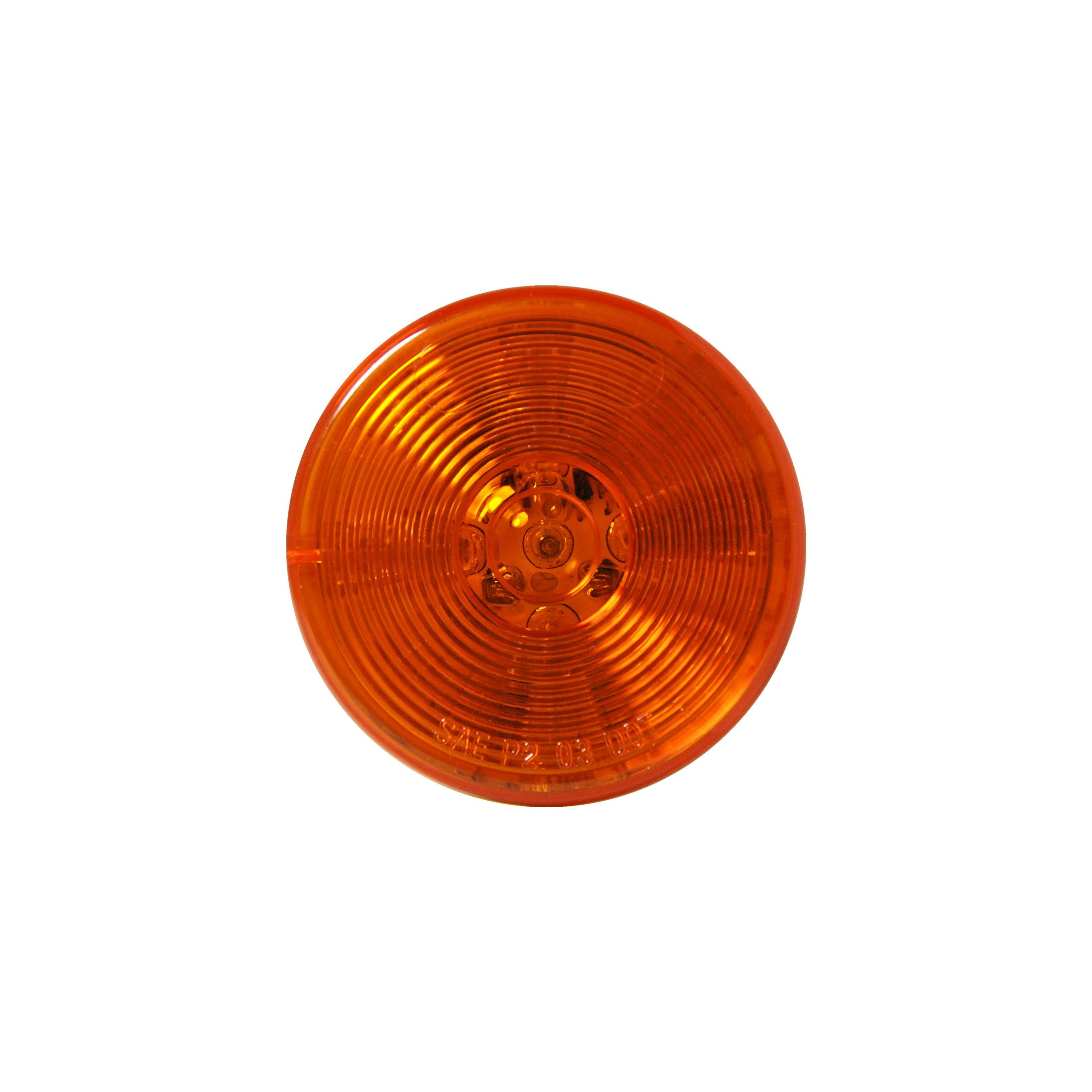 Uni-Bond LED2500-6A - 2.5″ Round LED Marker Lamp – 6 Diodes Amber