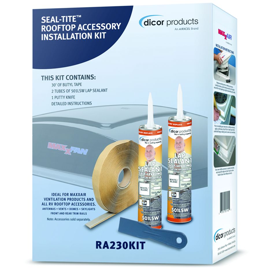 Dicor RA230KIT - Kit d'installation d'accessoires pour toit Seal-Tite™
