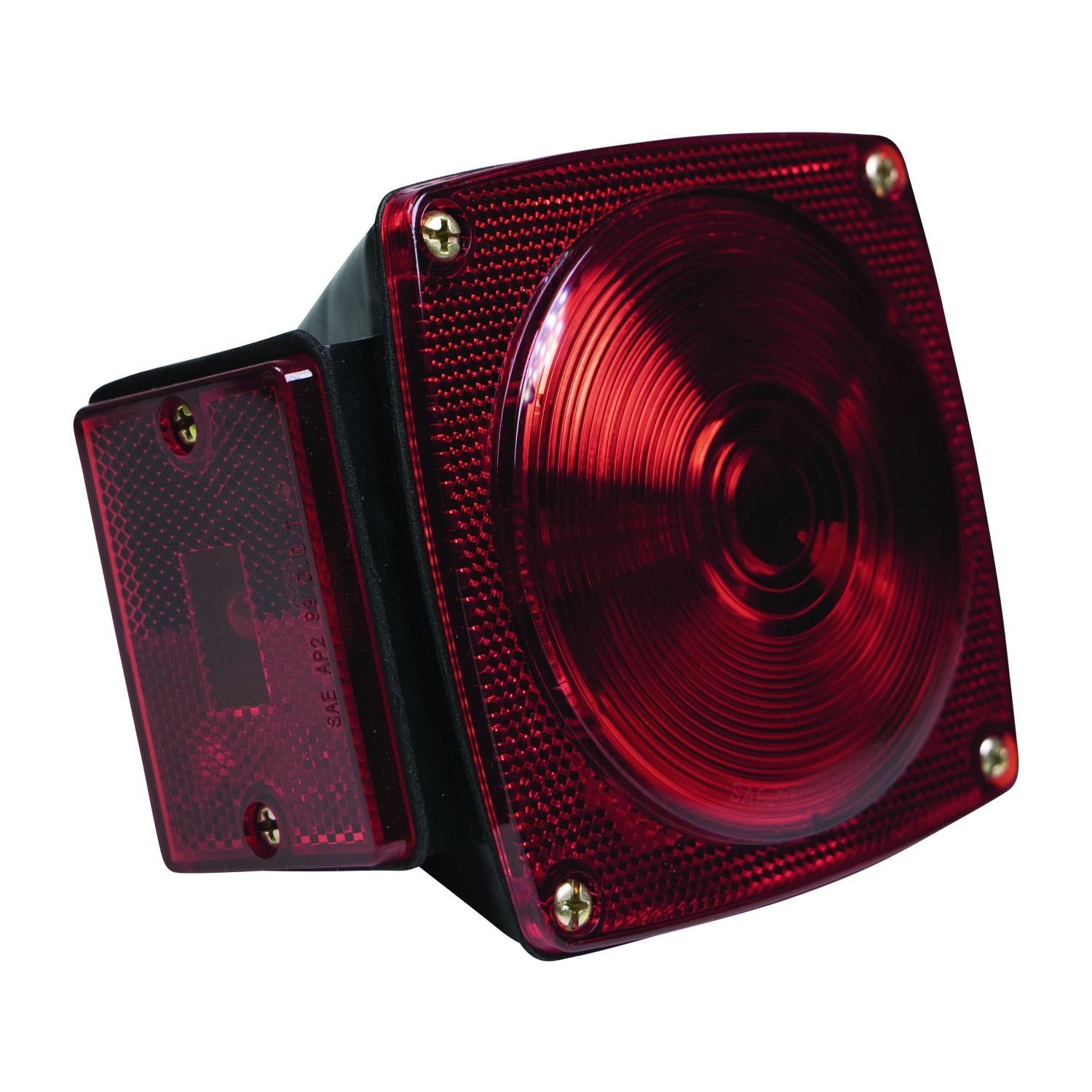 Tow Rite RT1536LED - Feu stop et arrière submersible rouge - Côté gauche 5,25" x 4,5"